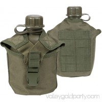 Olive Drab - Military MOLLE Compatible 1 Quart Canteen Cover   